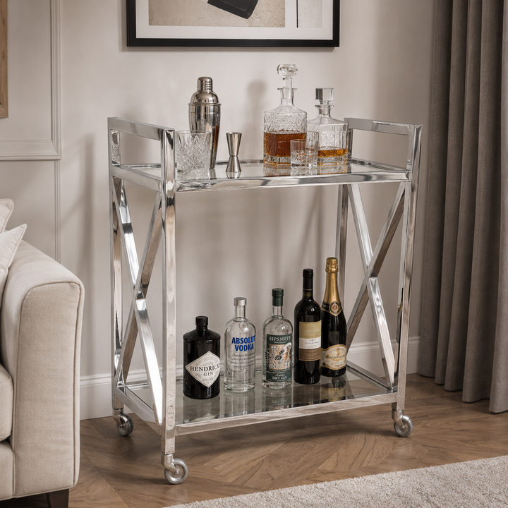 Argento Drinks Trolley