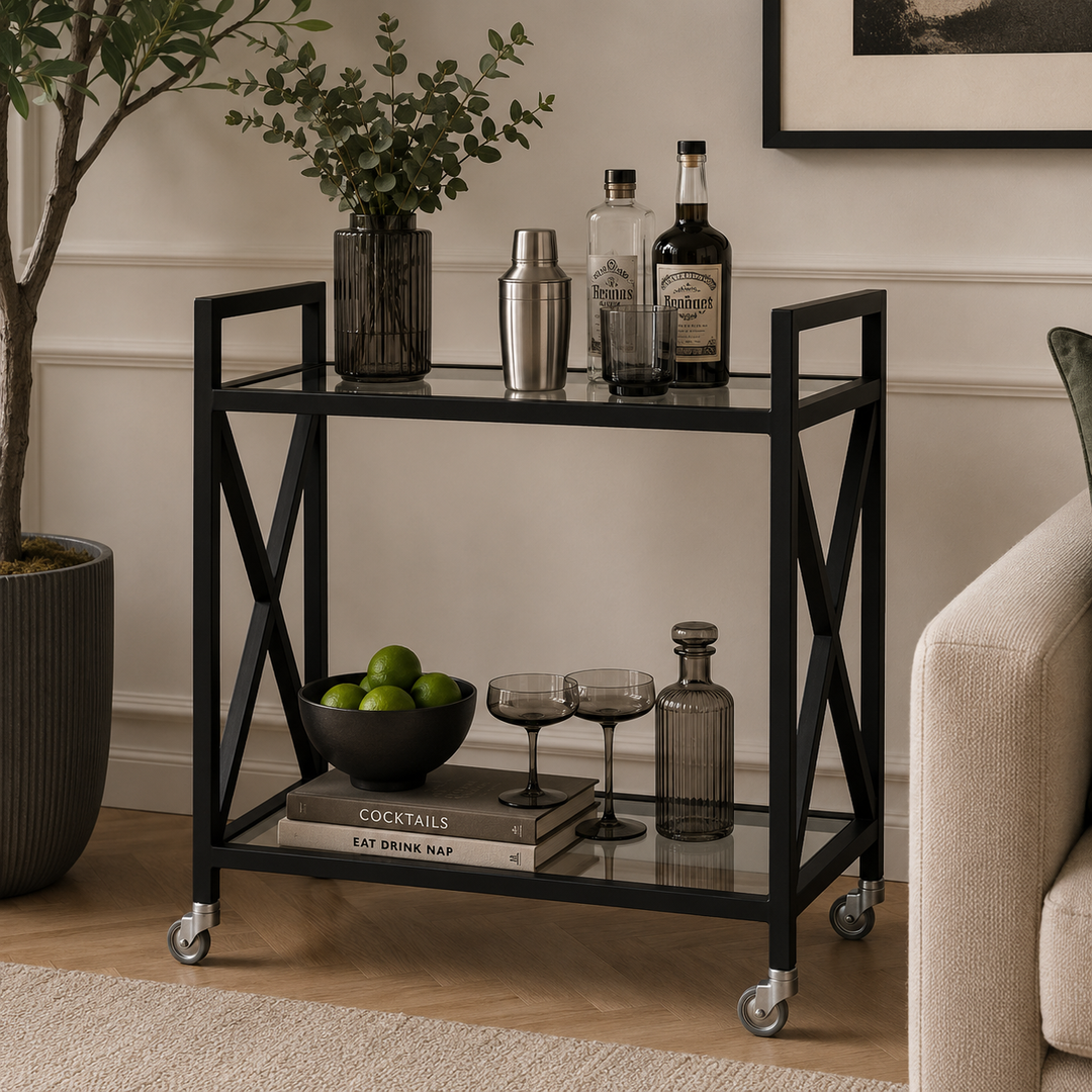 Argento Drinks Trolley - Painted