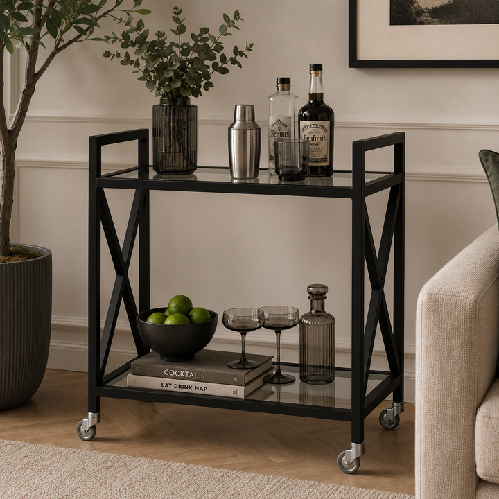 Argento Drinks Trolley - Painted