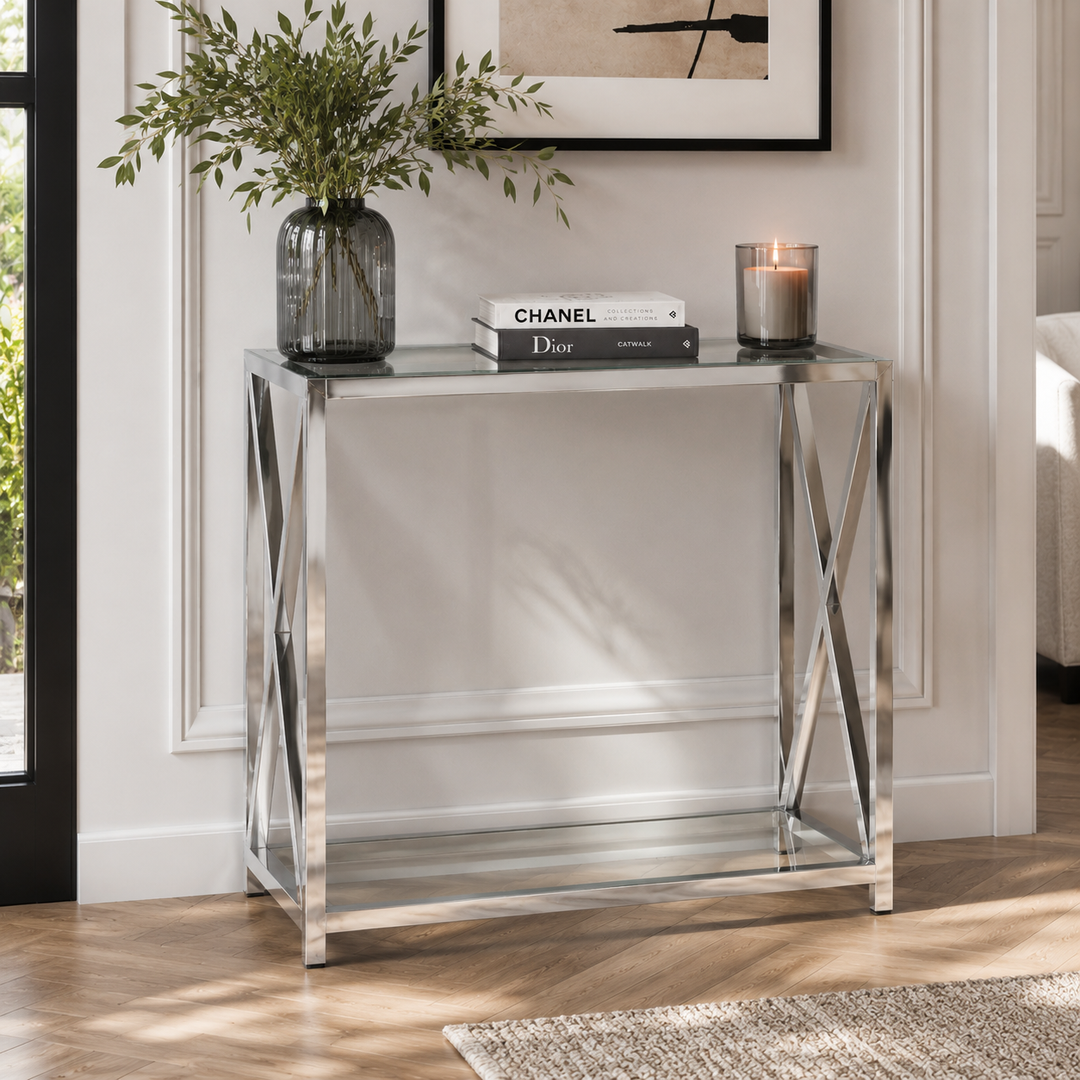 Argento X End Small Console Table