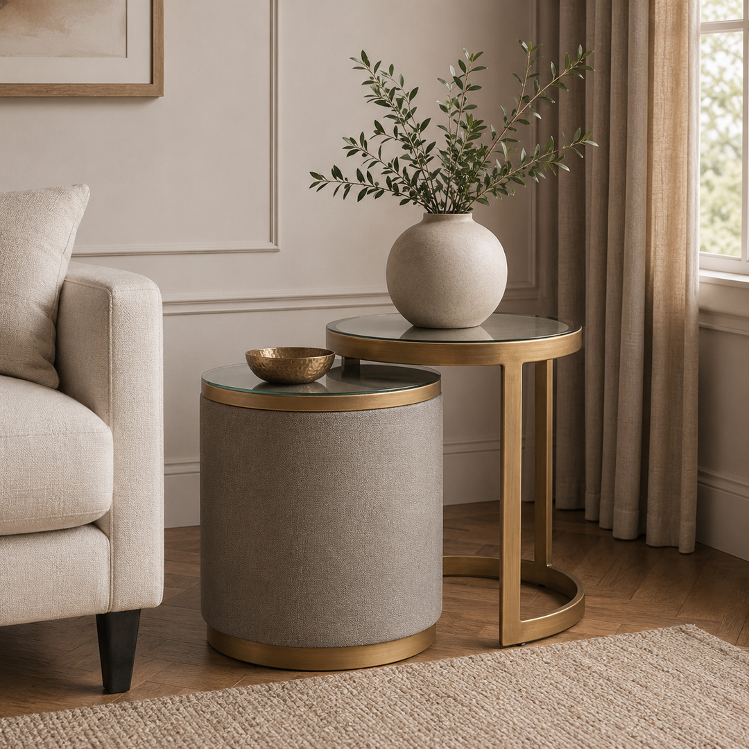 Beaumont Nest of 2 Side Tables