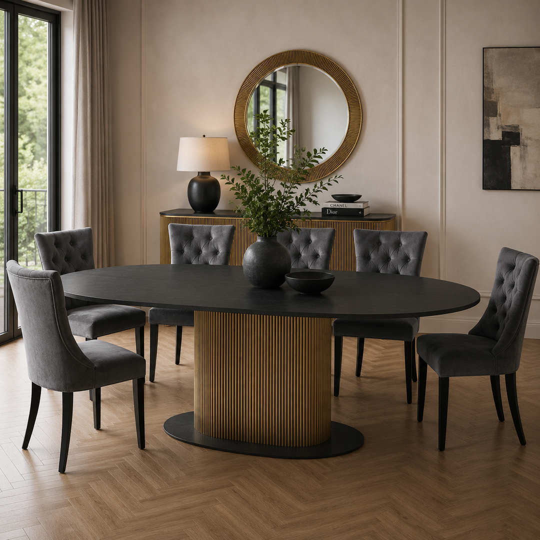 Belgravia Oval Dining Table