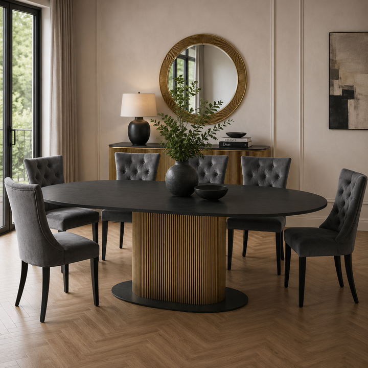 Belgravia Oval Dining Table