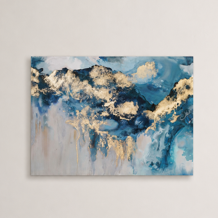 Gold Foil Abstract Canvas