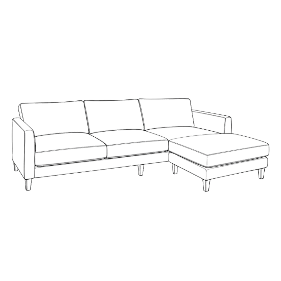 Camden Footstool Corner Sofa