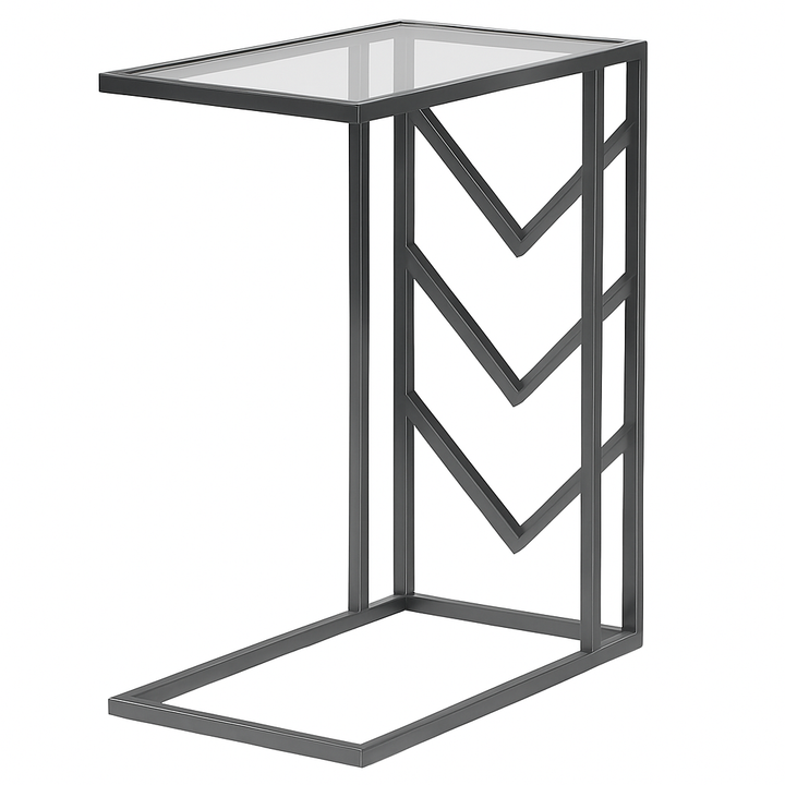 Argento Chevron Sofa Table - Painted