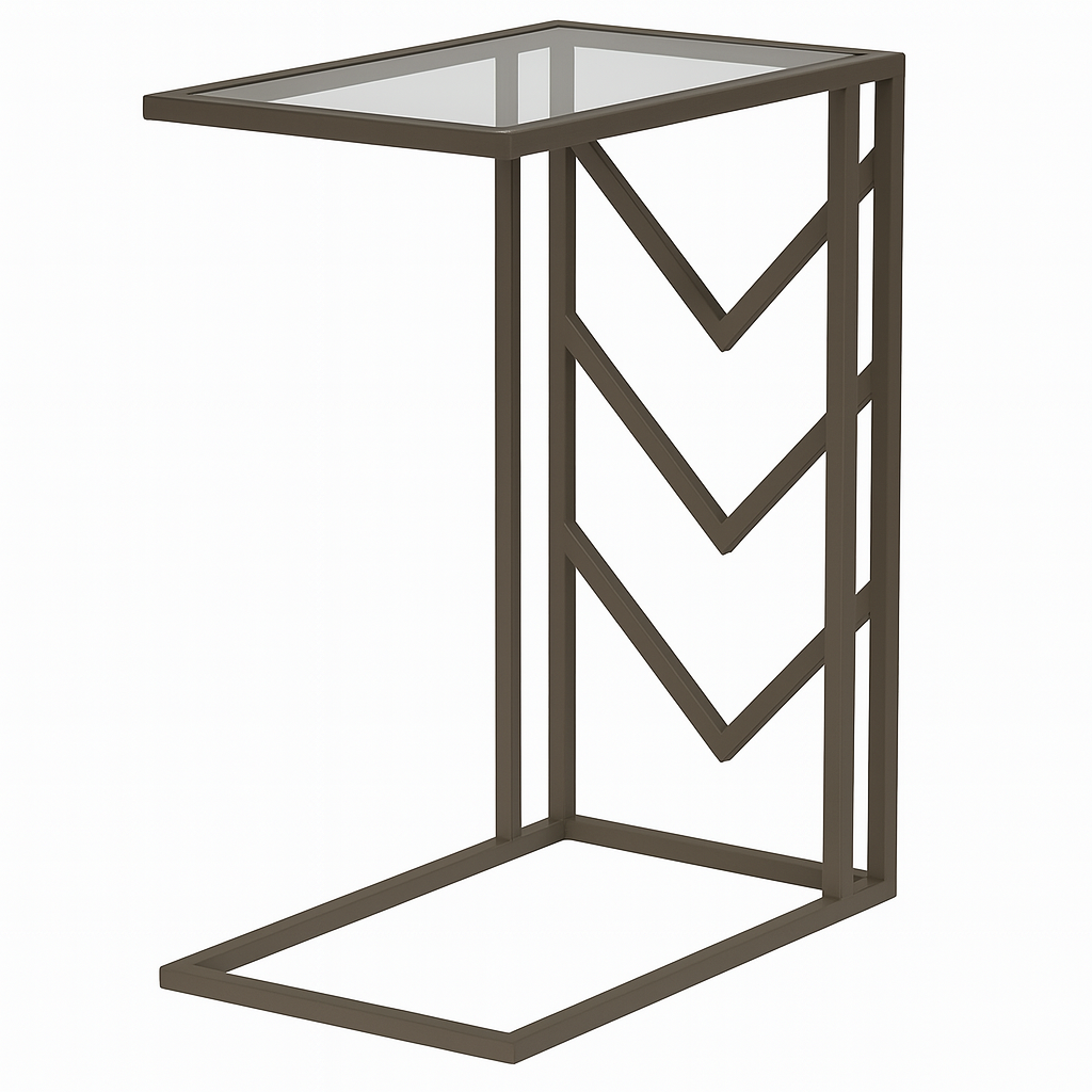 Argento Chevron Sofa Table - Painted