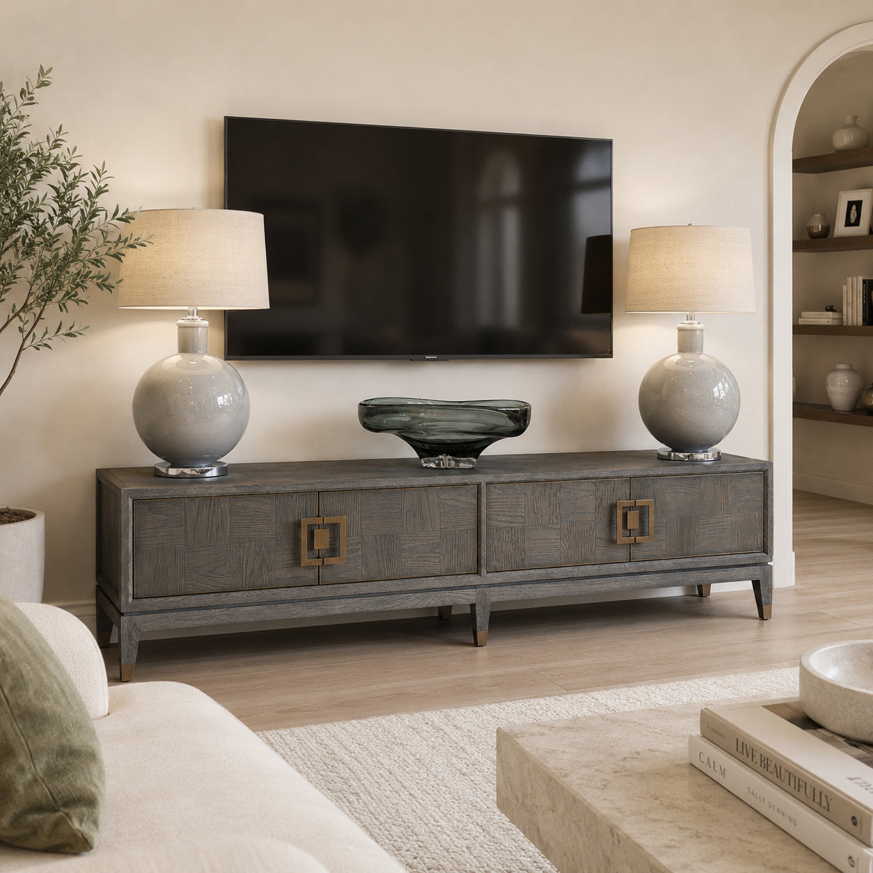 Cliveden Low TV Unit