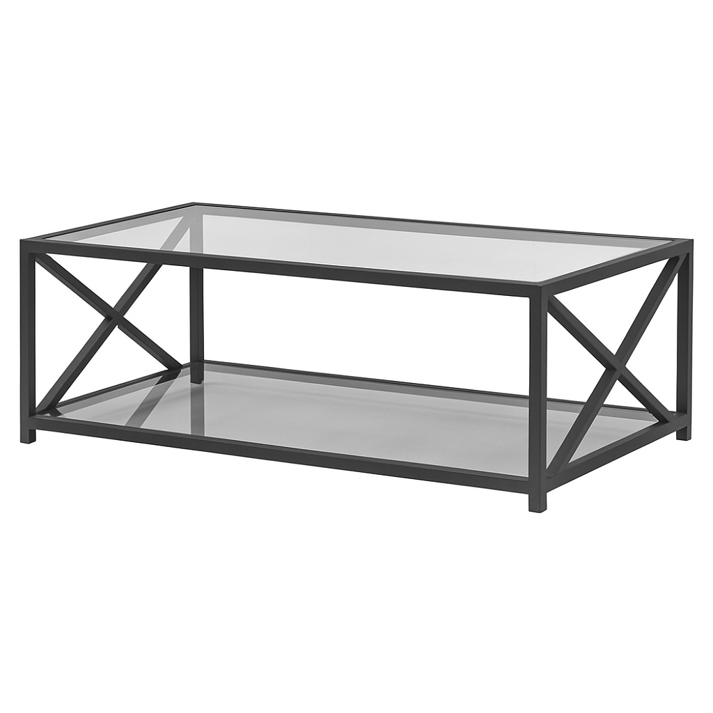 Argento X Frame Coffee Table - Painted