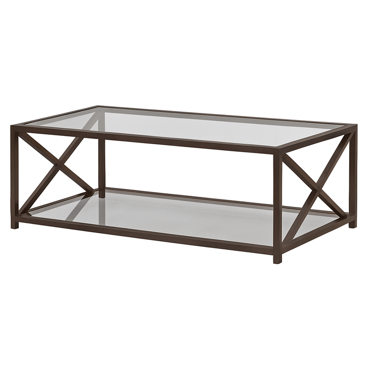 Argento X Frame Coffee Table - Painted