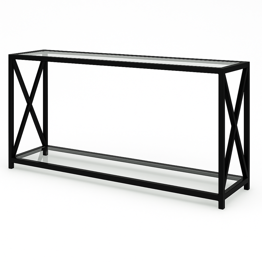 Argento X Frame Console Table - Painted