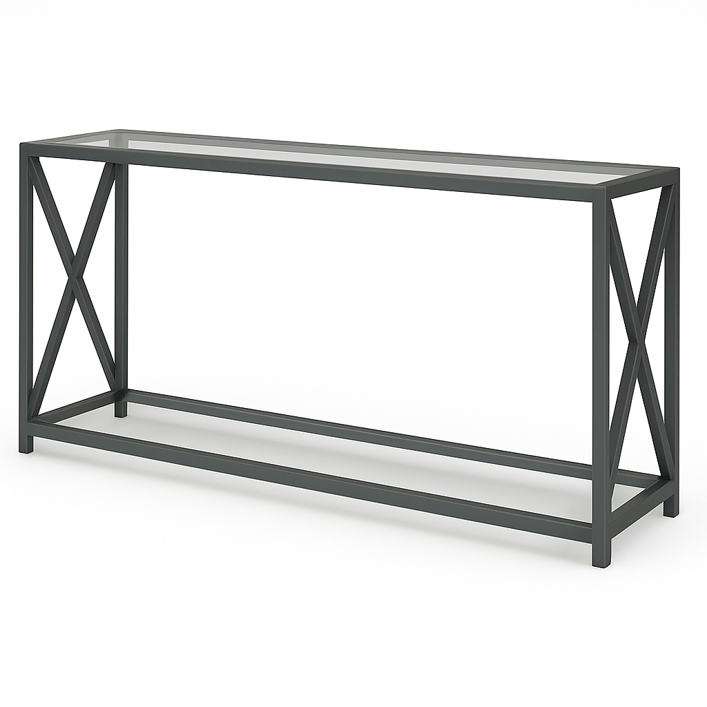 Argento X Frame Console Table - Painted