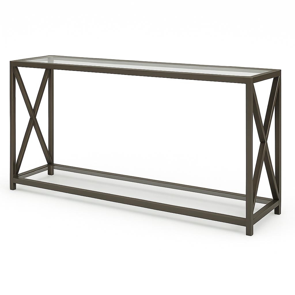 Argento X Frame Console Table - Painted