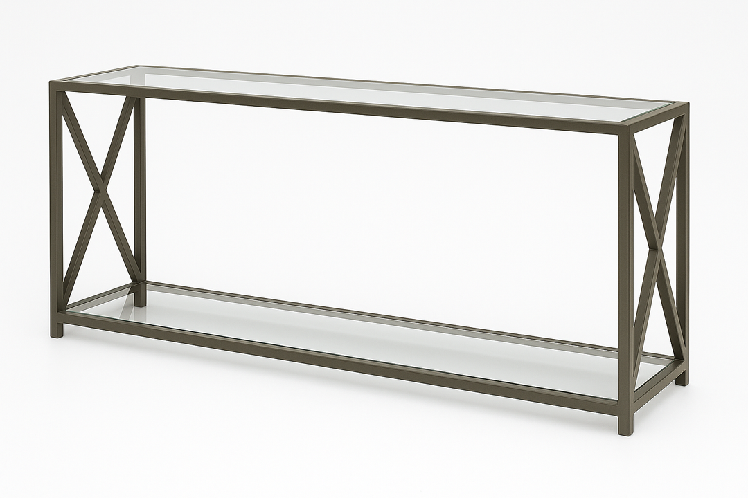 Argento X Frame Console Table - Painted