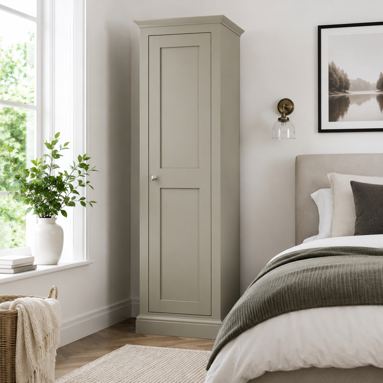 Hardwick 1 Door Wardrobe - Full Hanging