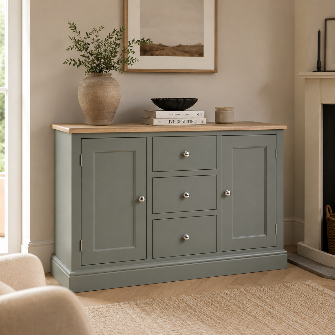 Hardwick 2 Door 3 Centre Drawer Sideboard