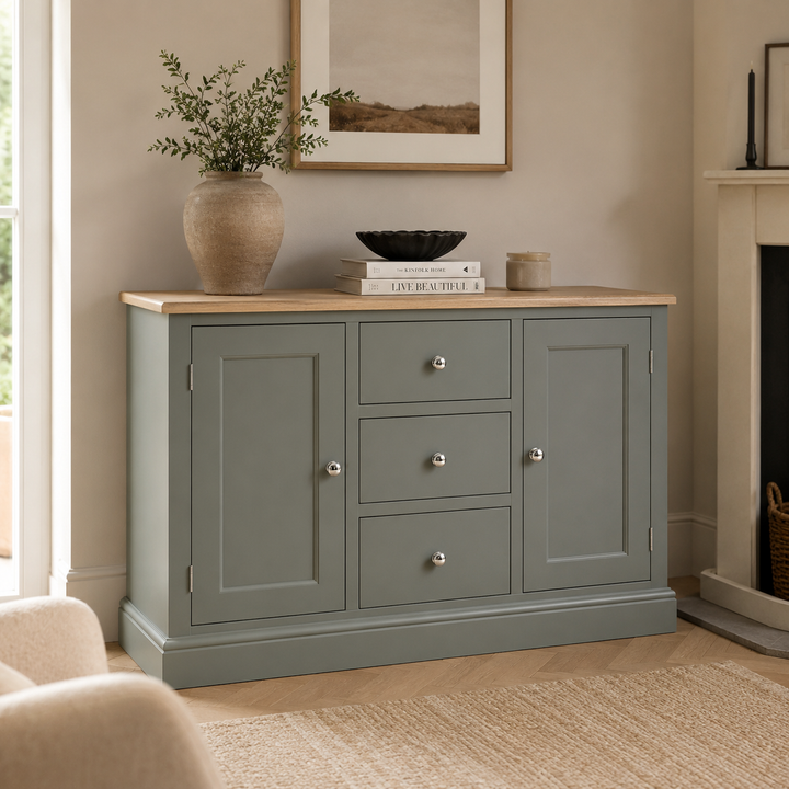 Hardwick 2 Door 3 Centre Drawer Sideboard