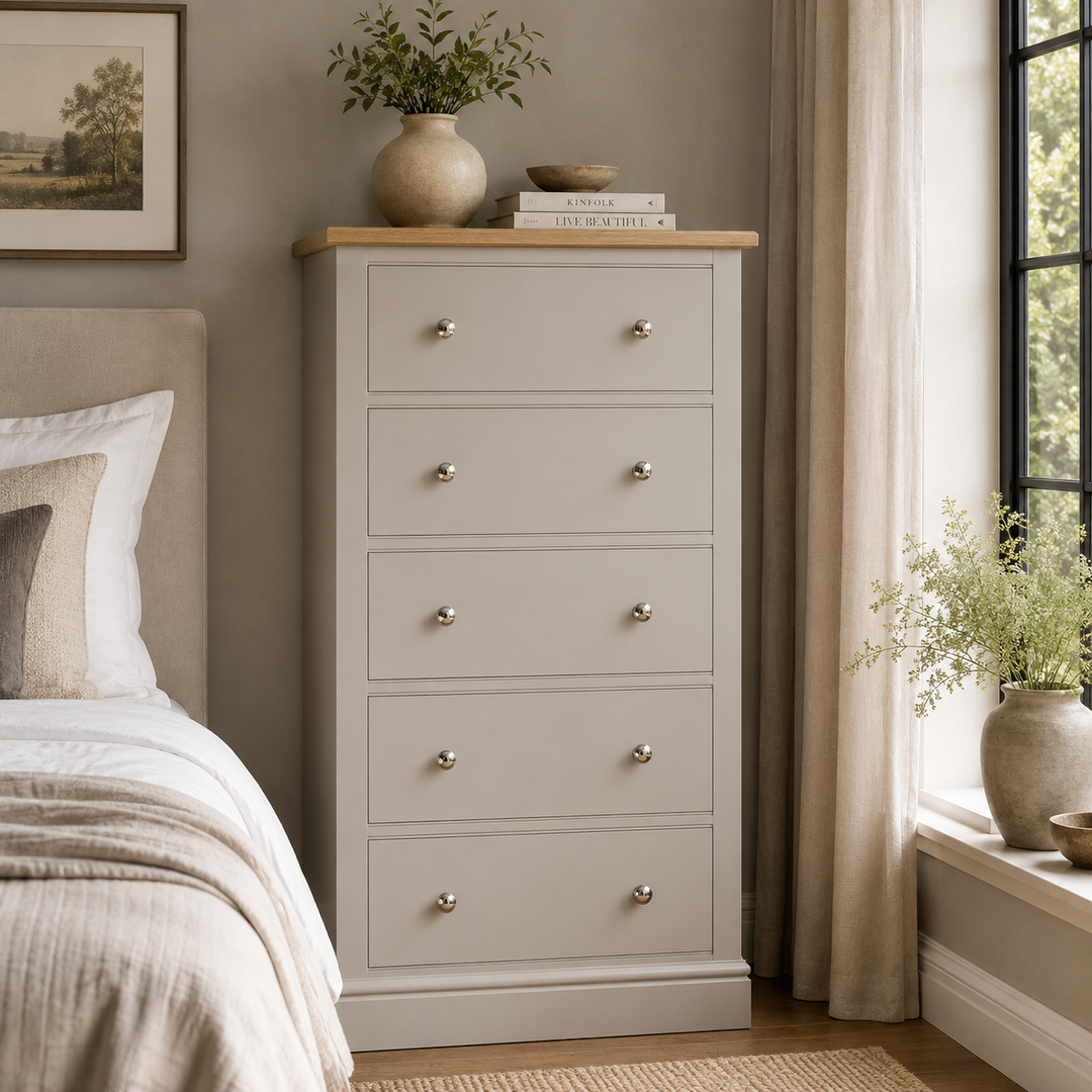 Hardwick 5 Drawer Narrow Chest