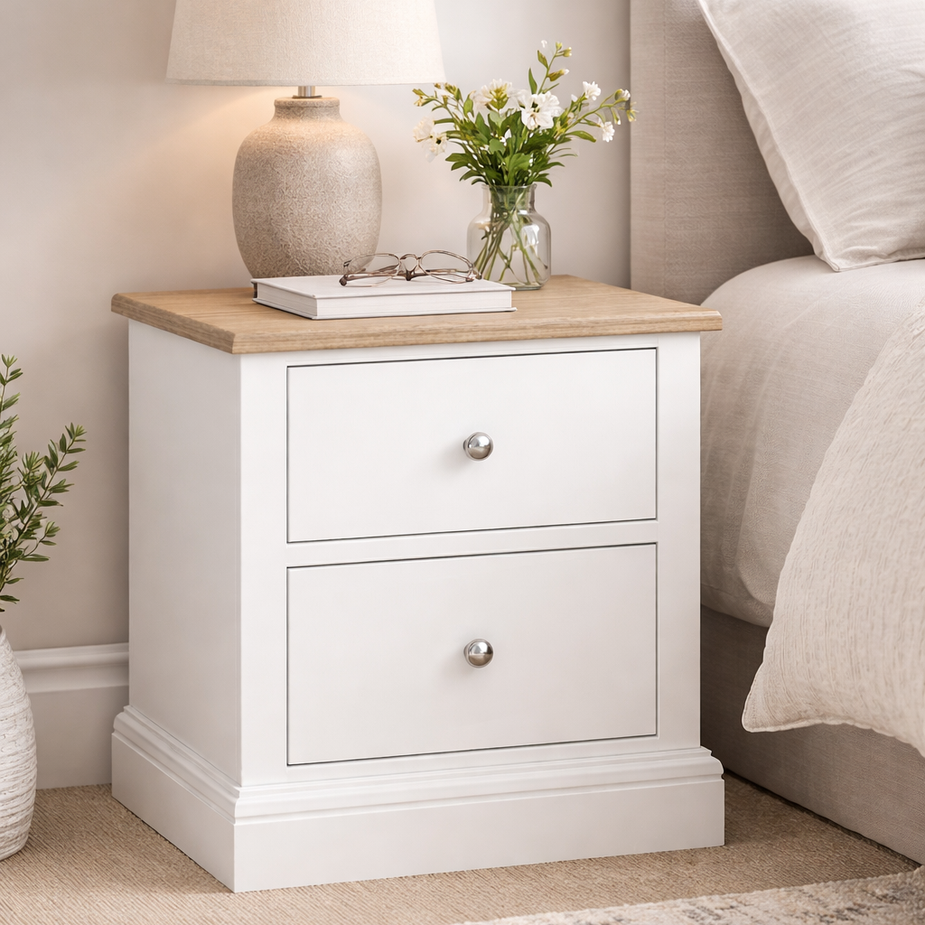 Hardwick 2 Drawer Bedside