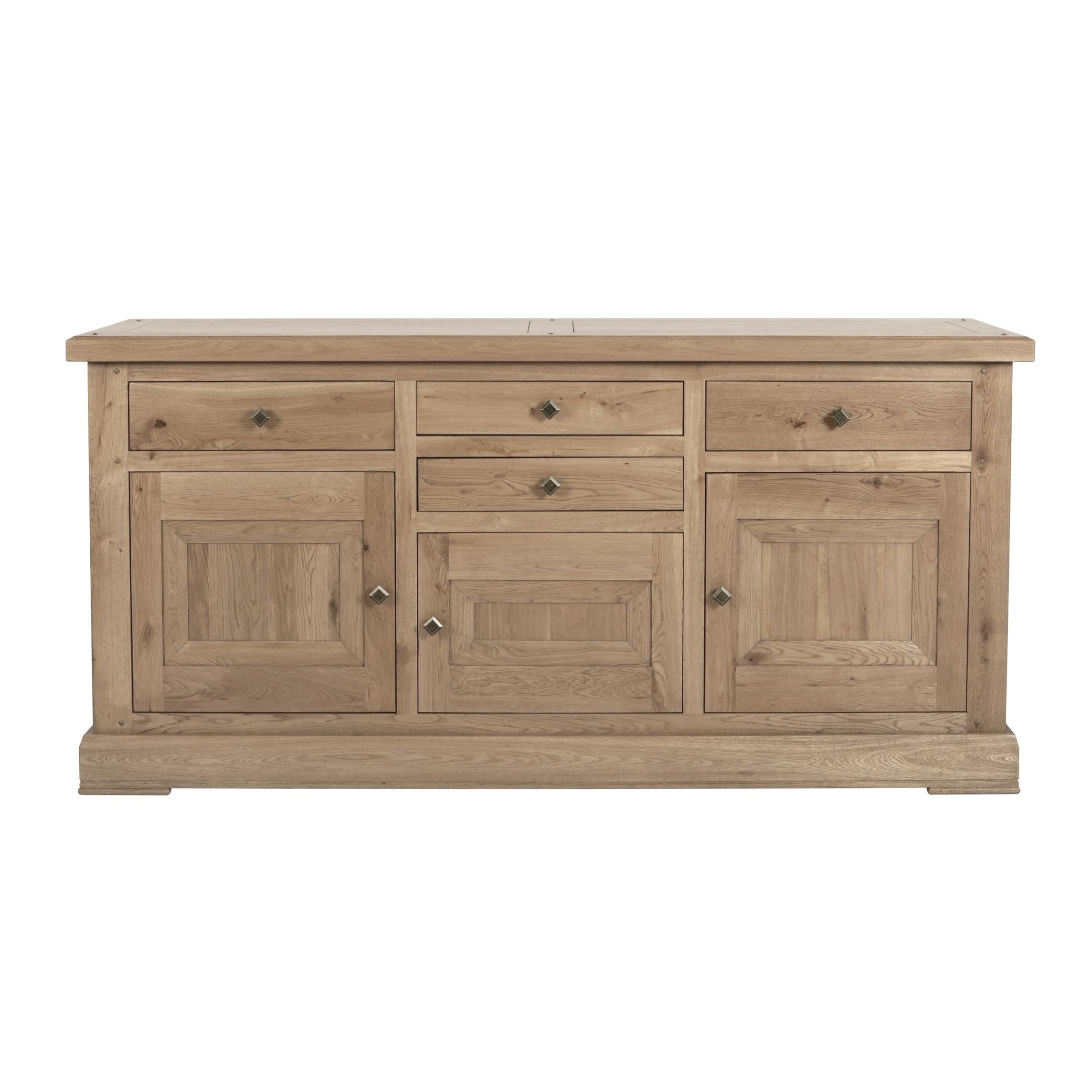 Keswick Oak Sideboard - Grey Oiled