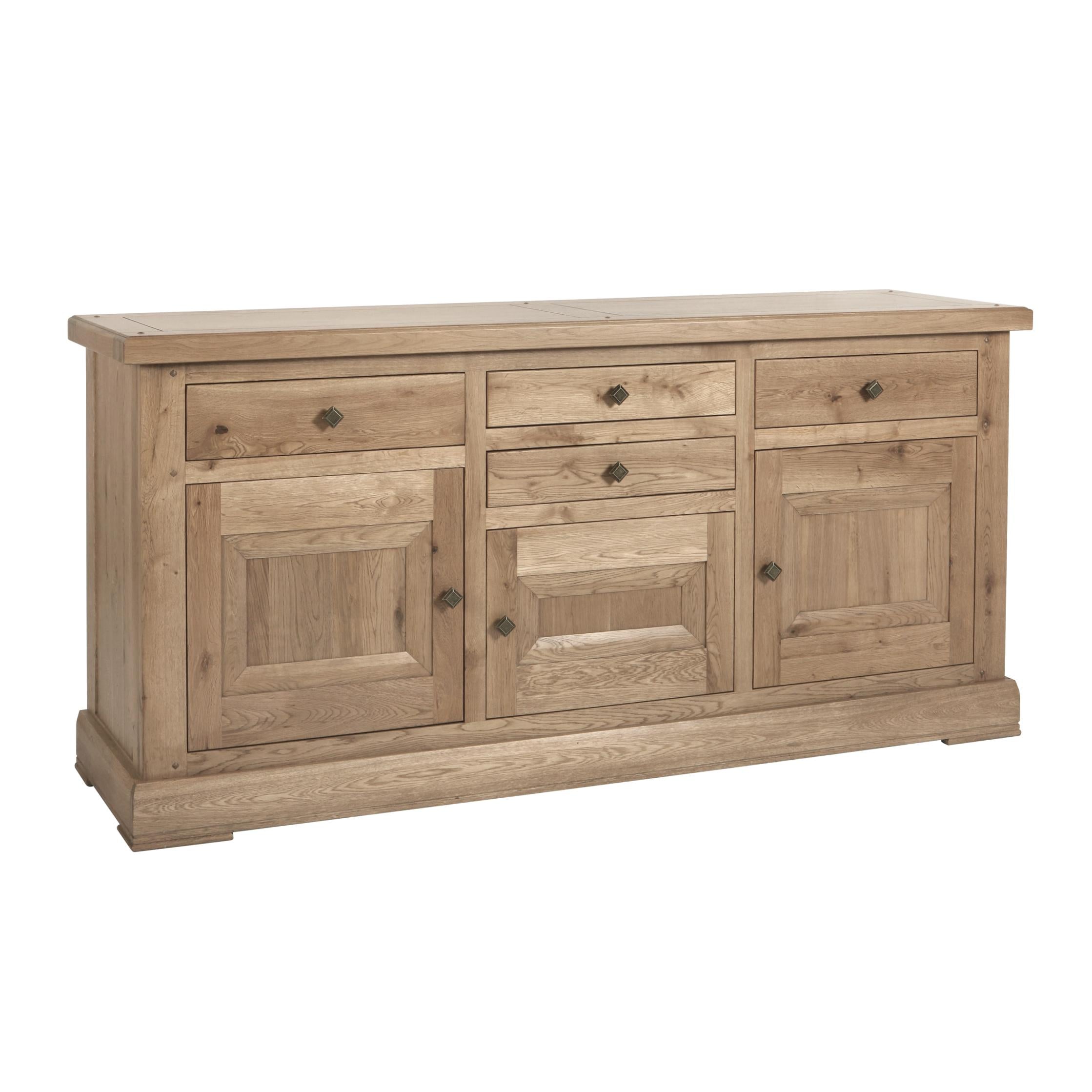 Keswick Oak Sideboard - Grey Oiled