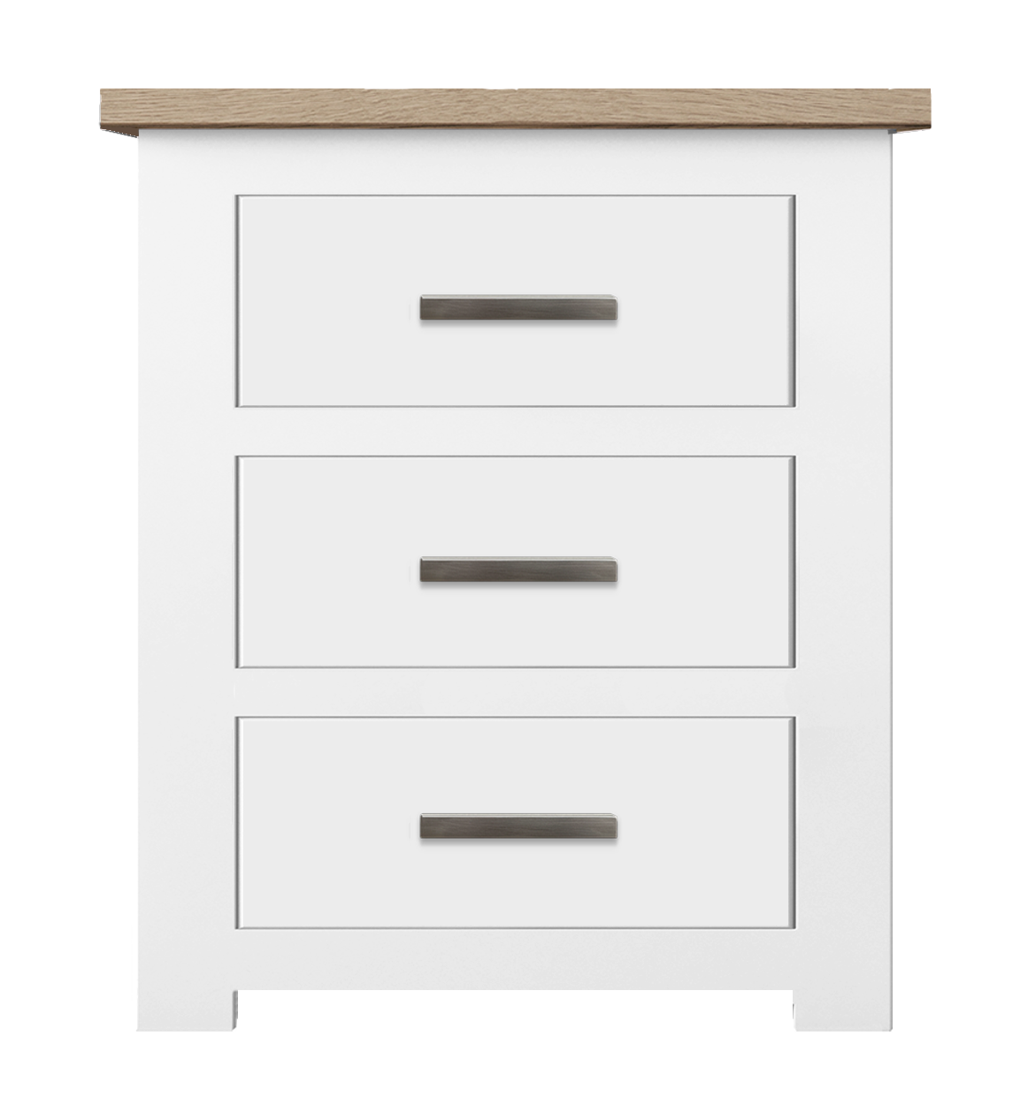 Lulworth 3 Drawer Bedside