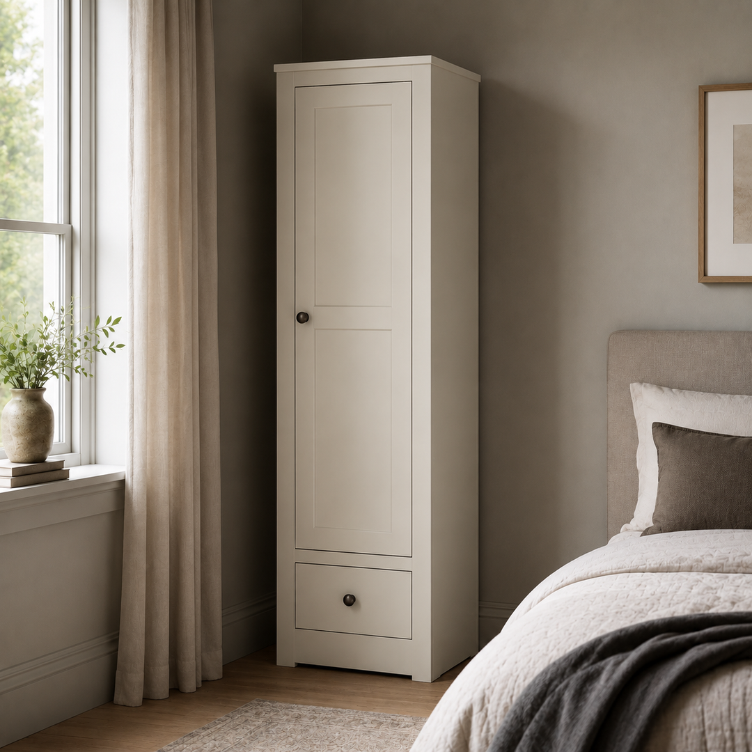 Lulworth 1 Door 1 Drawer Wardrobe