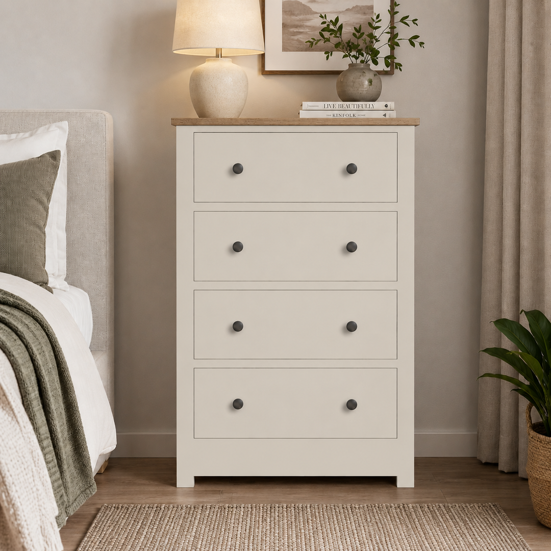 Lulworth 4 Drawer Narrow Chest