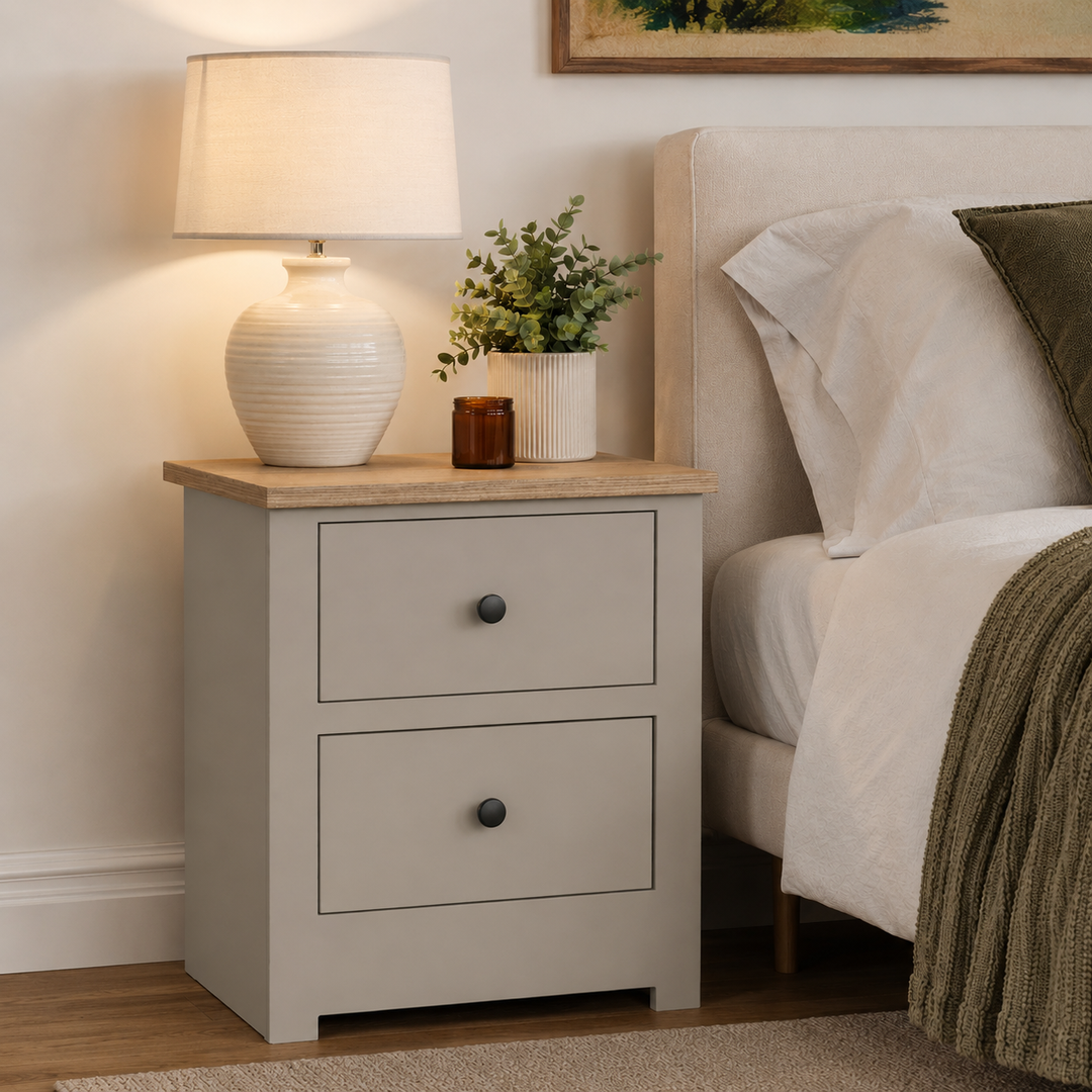 Lulworth 2 Drawer Bedside