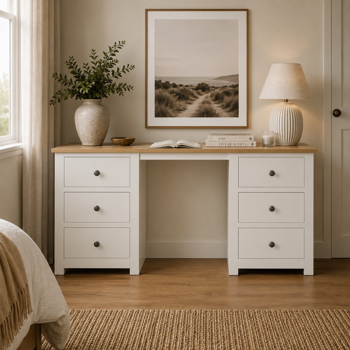 Lulworth Double Ped Dressing Table