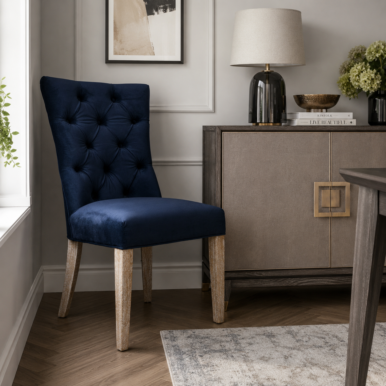 Pavilion Fan Back Dining Chair