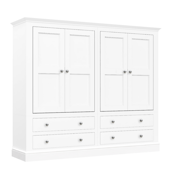 Hardwick Quad Wardrobe with 4 Drawers