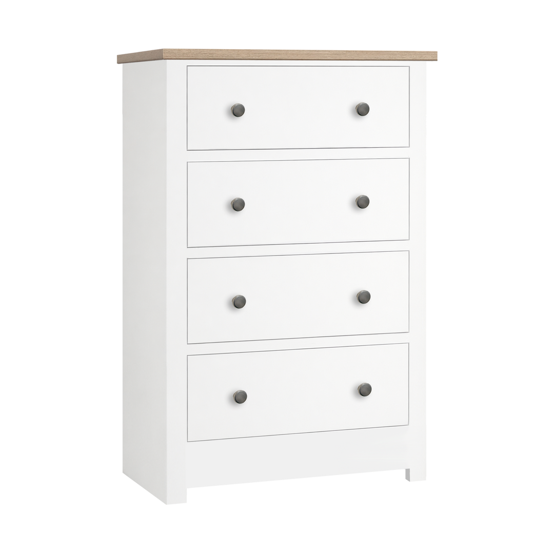 Lulworth 4 Drawer Narrow Chest