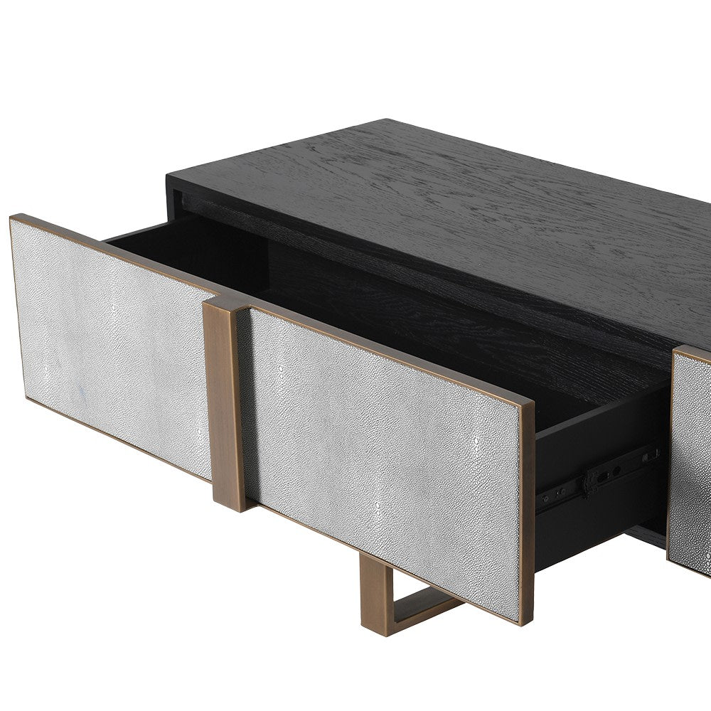 Tokyo Oak &amp; Shagreen TV Unit