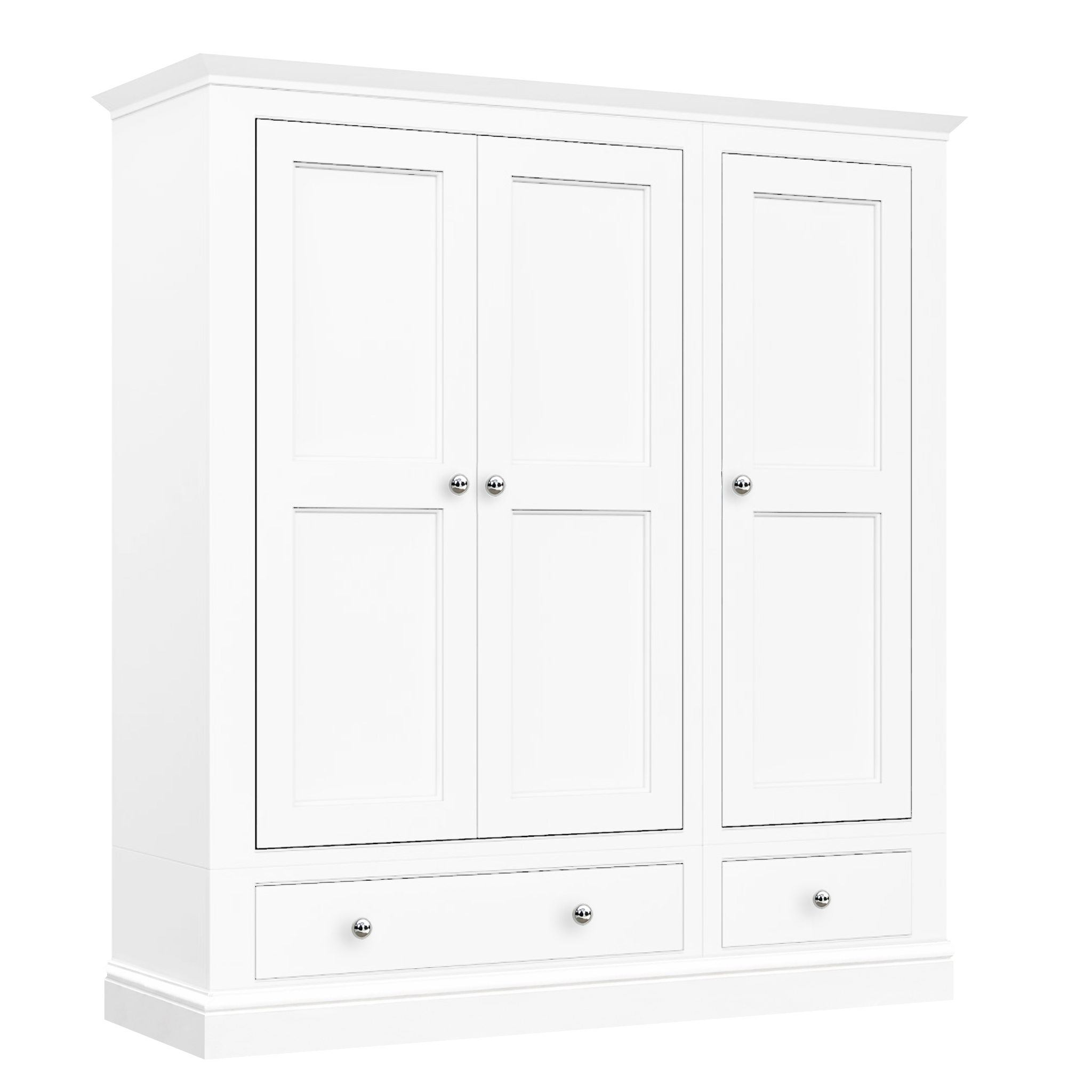 Hardwick Triple Wardrobe with 2 Drawers