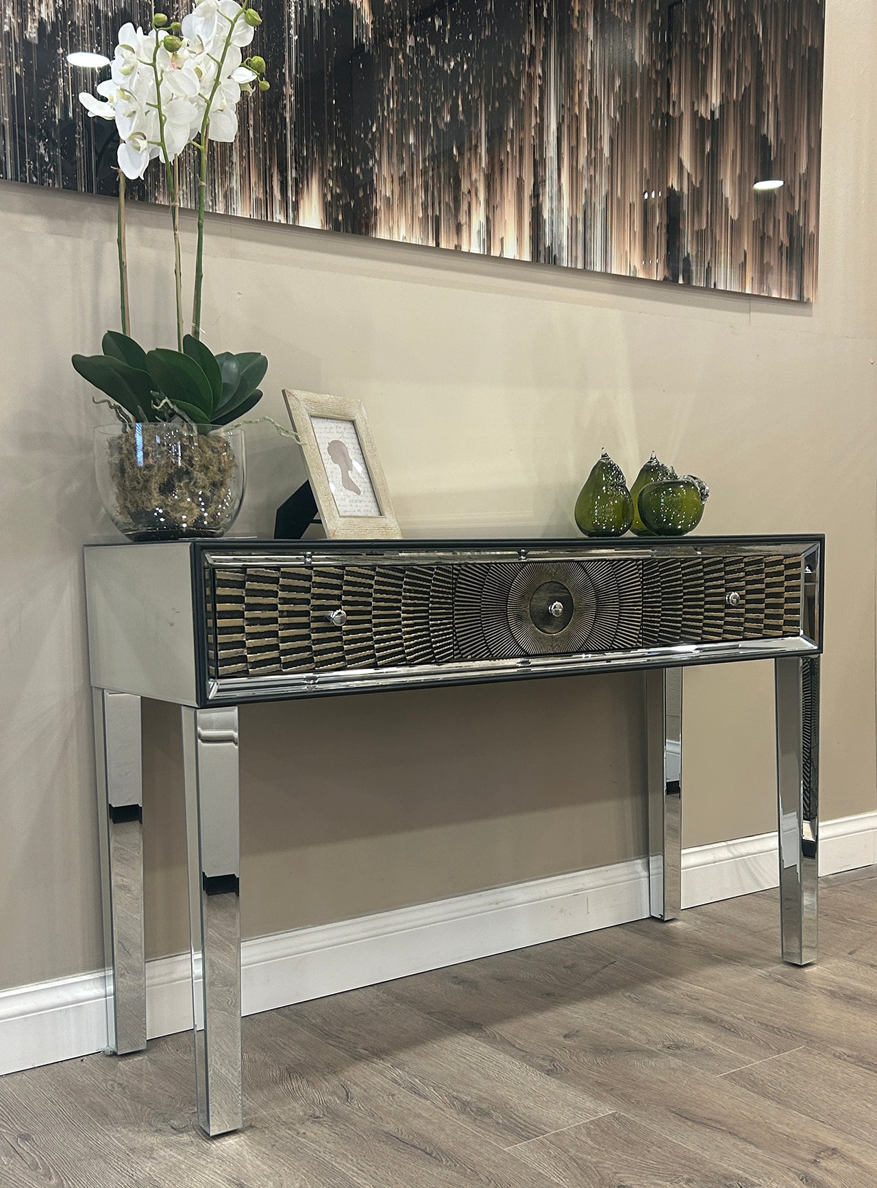 Venetian Circles Console Table