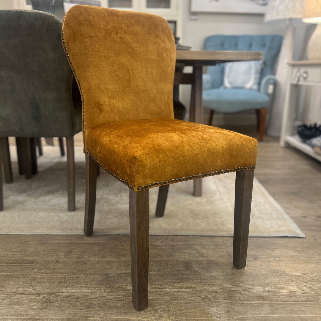 Golden Velvet Dining Chair