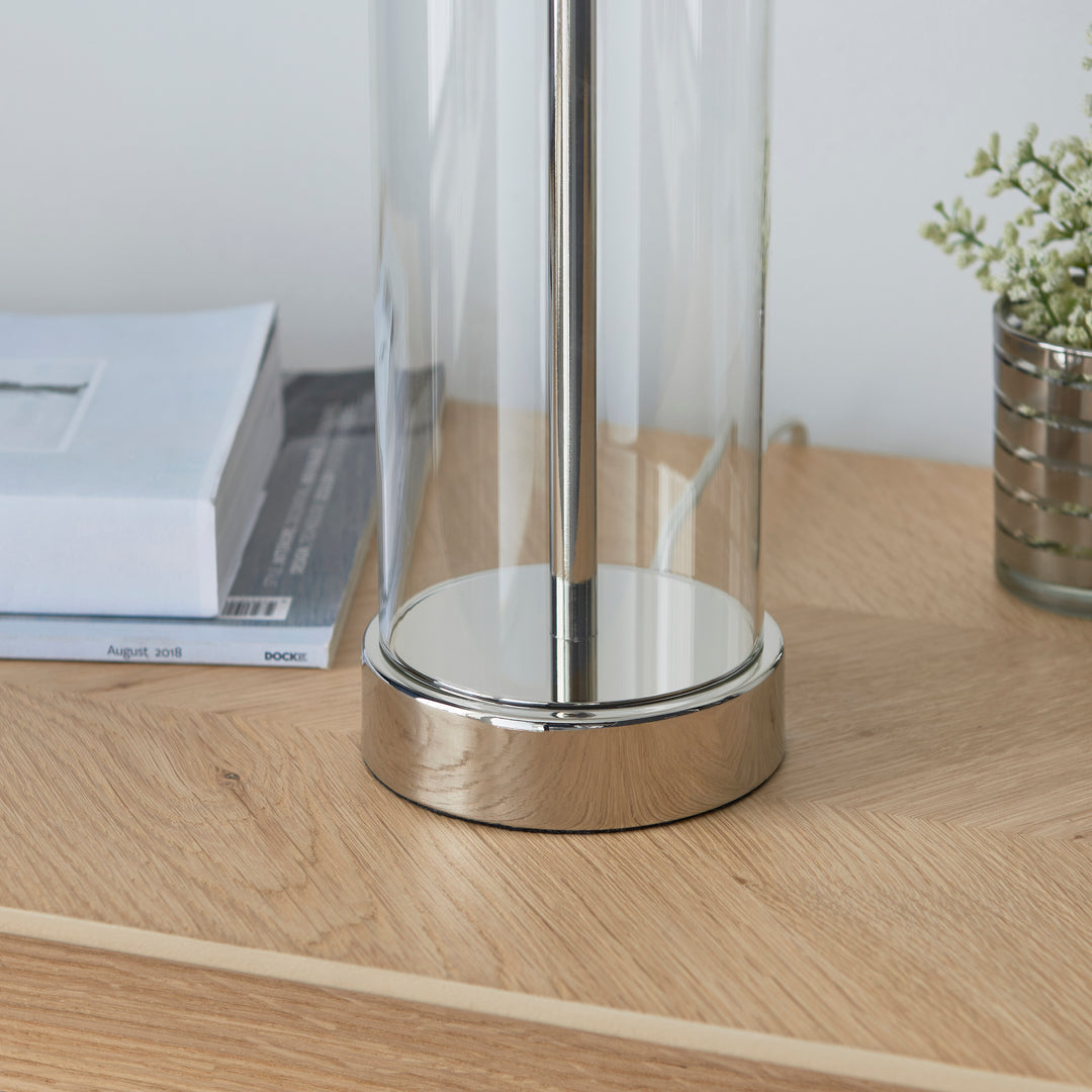 Lessina Small Touch Lamp - Silver