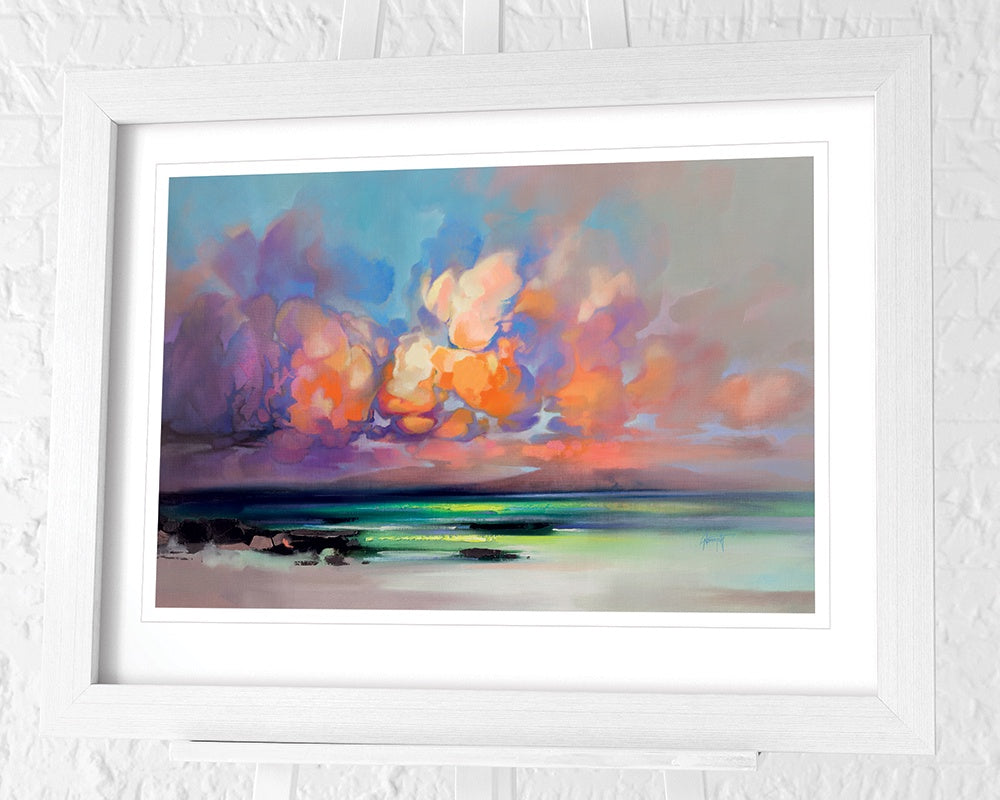 Organic Cloud Framed Print - Pavilion Interiors