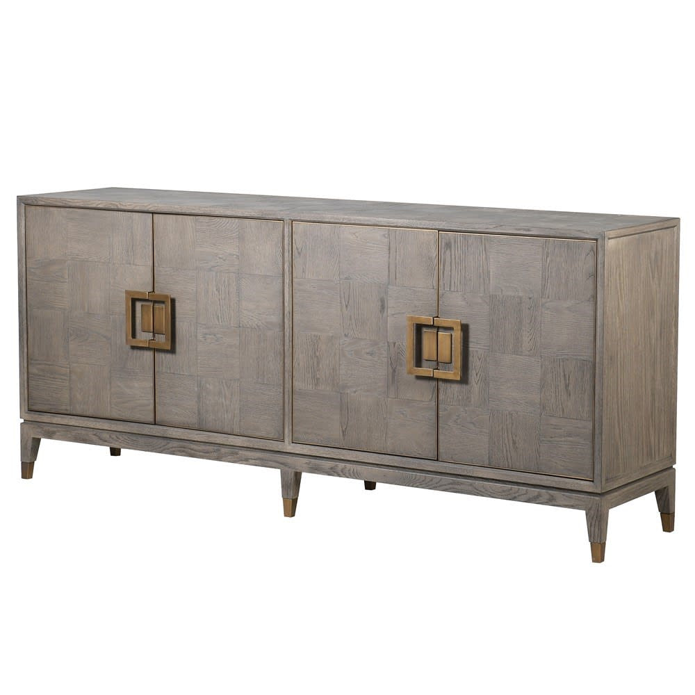 Cliveden Squares 4 Door Sideboard - Pavilion Interiors