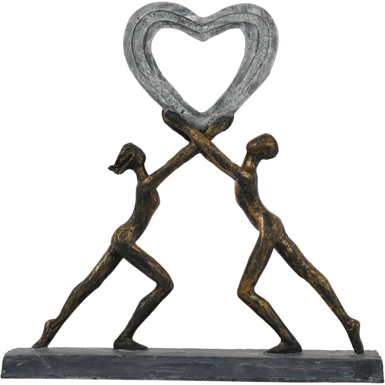 Uplifting Love Couple Sculpture