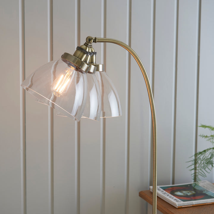 Hansen Task Floor Lamp - Brass