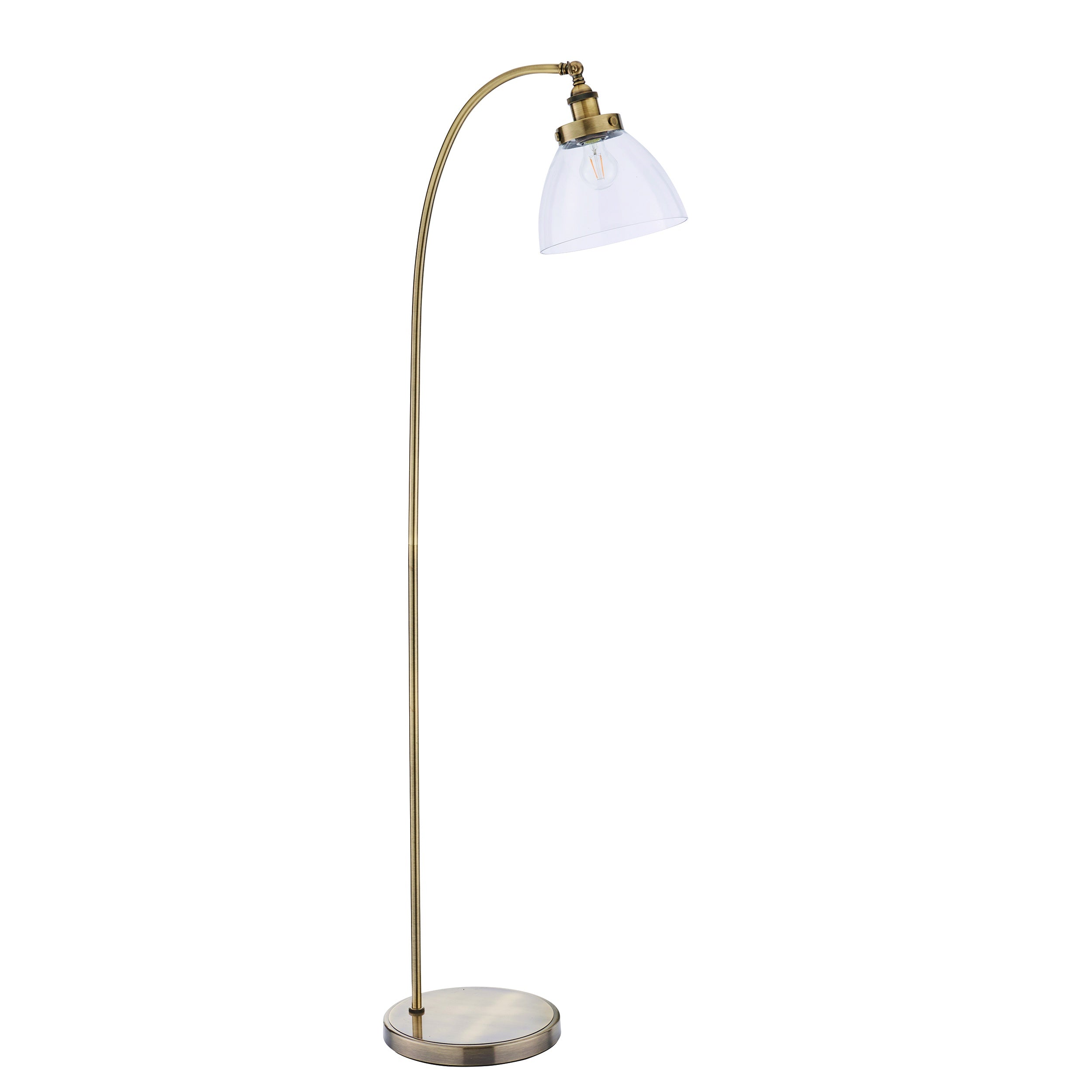 Hansen Task Floor Lamp - Brass
