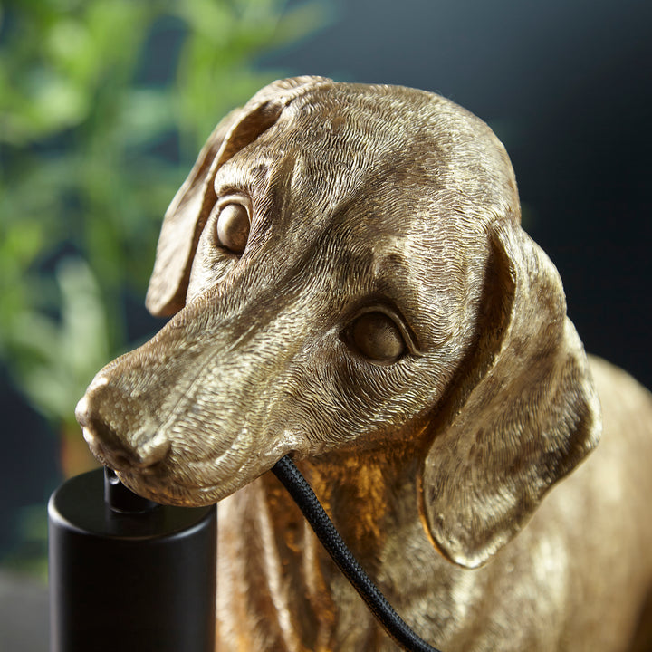 Dachshund Table Lamp with Bulb