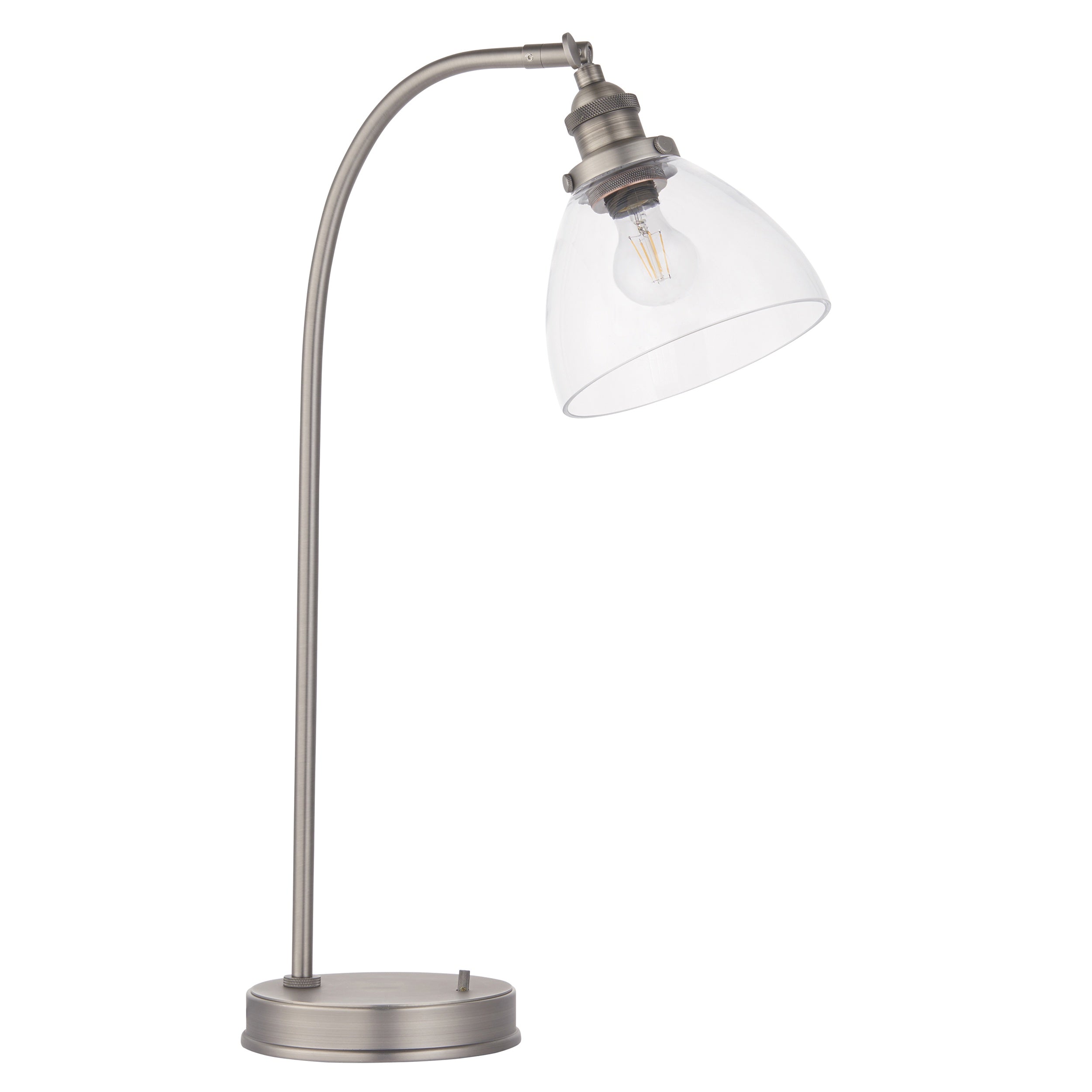 Hansen Task Table Lamp - Silver