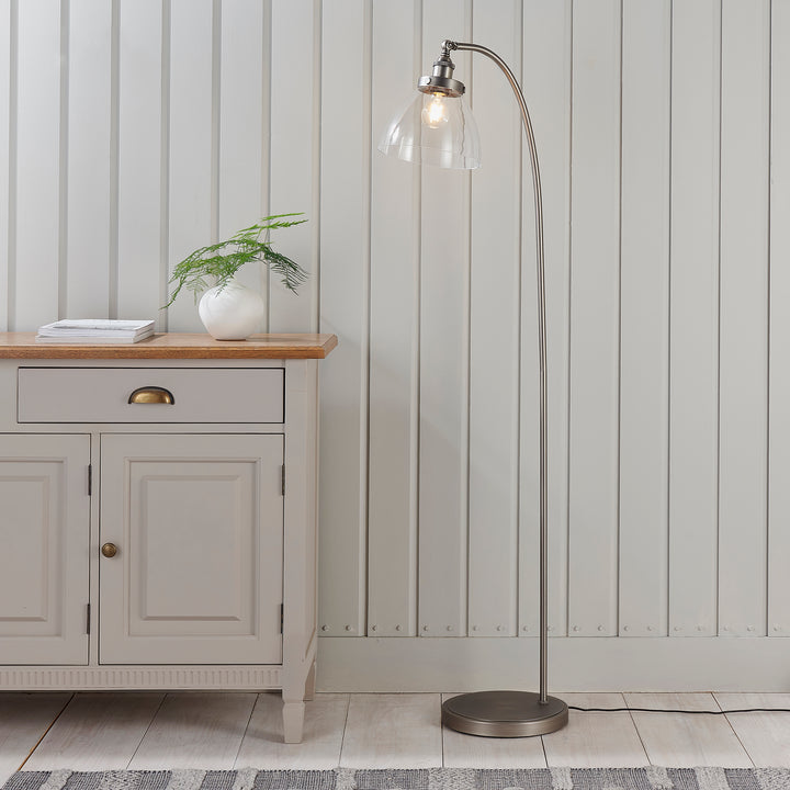 Hansen Task Floor Lamp - Silver
