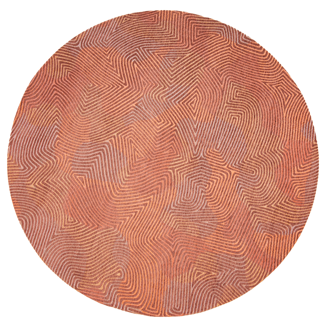 Louis De Poortere Rug - Meditation Collection - Coral