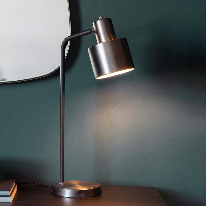 Mayfield Task Table Lamp - Silver