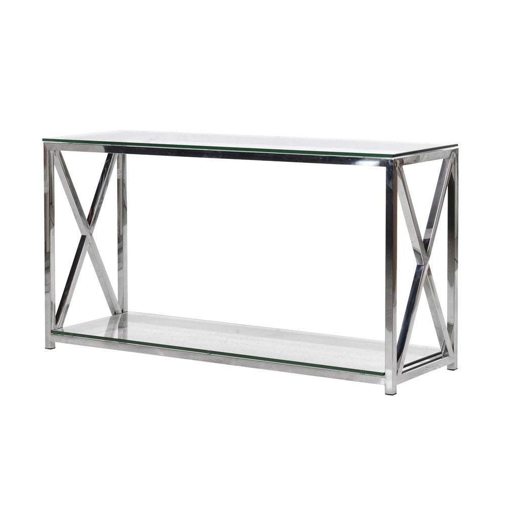 Argento X End Console Table
