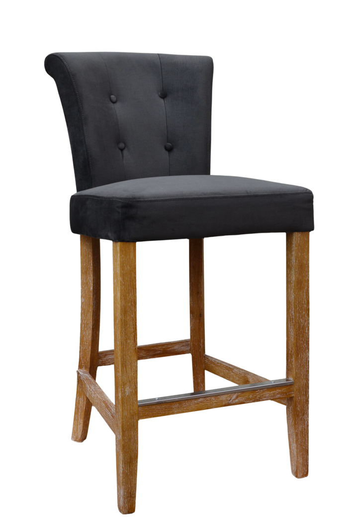 Pavilion Buttoned Bar Stool